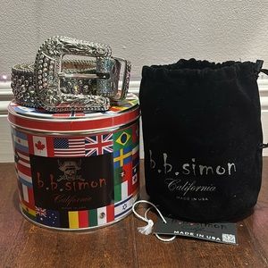 BB SIMON “The Trojan AB” Size 30 bb belt y2k skater